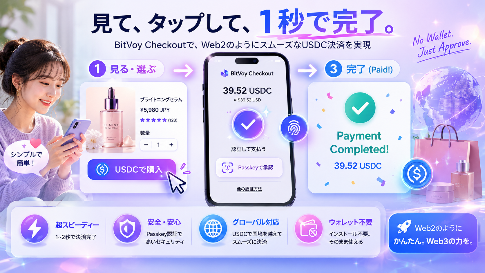Cosme x USDC Checkout (JA)